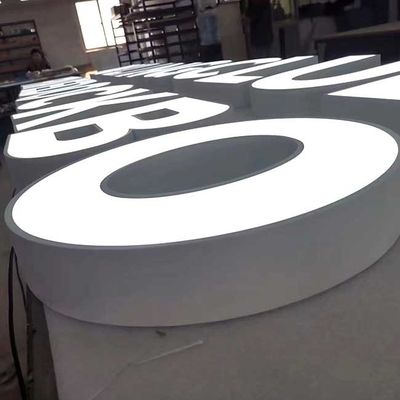 HIGHSPAN γιγαντιαίο φως επάνω στις επιστολές καναλιών συνήθειας εισαγωγής σημαδιών 220V λογότυπων