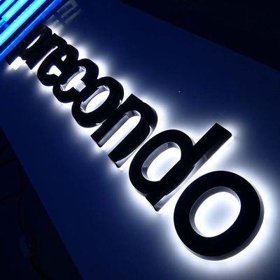 Διαφανή ακρυλικά αναδρομικά φωτισμένα σημάδια 40cm επιστολών Shopfront για τις επιχειρήσεις