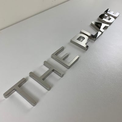 HIGHSPAN σημάδι SS304 επιστολών μετάλλων λογότυπων συνήθειας για το γραφείο