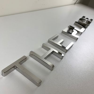 HIGHSPAN σημάδι SS304 επιστολών μετάλλων λογότυπων συνήθειας για το γραφείο