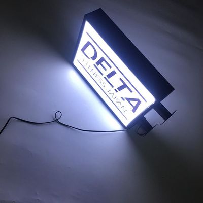 HIGHSPAN γύρω από την υπαίθρια ελαφριά πινακίδα επιχειρησιακού Lightbox οδών σημαδιών κιβωτίων
