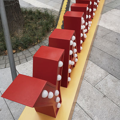 Υπαίθρια φωτισμένη γιγαντιαία ηλεκτρολυτική επιμετάλλωση φω'των επιστολών σκηνών