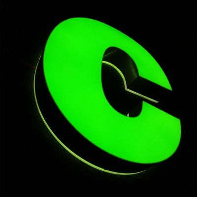 000 ώρες διάρκεια ζωής LED σήμα κανάλι γράμμα σήμα υψηλή φωτεινότητα ανθεκτική σε καιρικές συνθήκες εμπορική διαφήμιση οθόνη