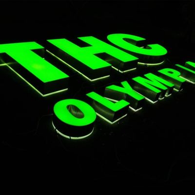 000 ώρες διάρκεια ζωής LED σήμα κανάλι γράμμα σήμα υψηλή φωτεινότητα ανθεκτική σε καιρικές συνθήκες εμπορική διαφήμιση οθόνη