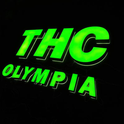 000 ώρες διάρκεια ζωής LED σήμα κανάλι γράμμα σήμα υψηλή φωτεινότητα ανθεκτική σε καιρικές συνθήκες εμπορική διαφήμιση οθόνη