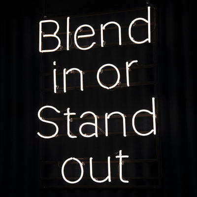 Ακρυλικός ODM γραμμάτων cOem σημαδιών νέου υψηλής διαφάνειας