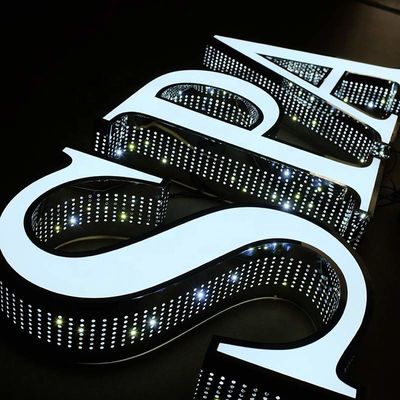 Μπροστινό LIT 6500K 4500k σημαδιών επιστολών καναλιών περιποίησης ΚΑΠ αργιλίου